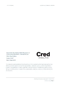 Community Sessions Report