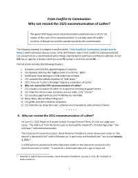 Why Not Rescind the 1521 Excommunication of Luther?