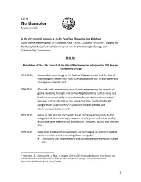 Resolution in Support of 100% Renewable