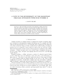 A Note on the Reversibility of the Elementary Cellular Automaton with Rule Number 90