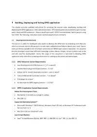 Building, Deploying and Testing DPES Application