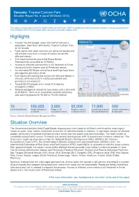 OCHA VUT Tcpam Sitrep6 20