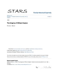 The Enigma of William Drayton