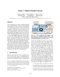 Naiad: a Timely Dataflow System