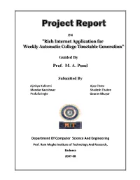 Project Report on Rich Internet Application.Pdf