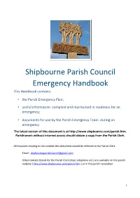 Shipbourne Emergency Handbook Web 2020