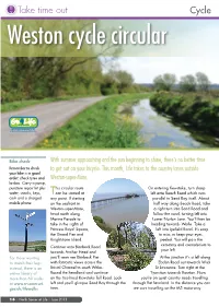 Take Time out Cycle Weston Cycle Circular