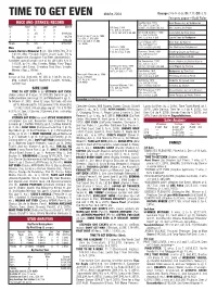 TIME to GET EVEN Dkb/Br, 2004