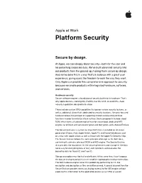 Platform Security