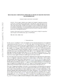 Arxiv:2106.10011V1 [Math.FA]