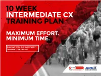 Maximum Effort. Minimum Time