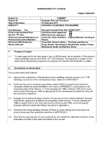 Revised Protocol & Review of Cabinet Reports Process