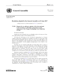 General Assembly 22 June 2017