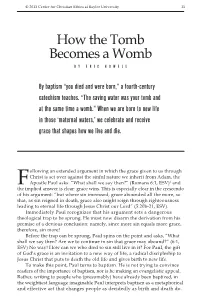 How the Tomb Becomes a Womb by Eric Howell