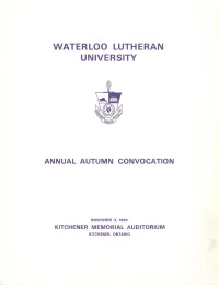 Waterloo Lutheran University
