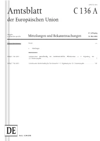 C 136 a Amtsblatt