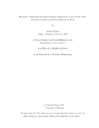 Electricity Consumption and Battery Lifespan Estimation for Transit Electric Buses: Drivetrain Simulations and Electrochemical Modelling