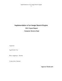 Implementation of an Image Search Engine - 1