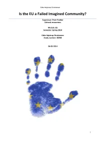 Is the EU a Failed Imagined Community?