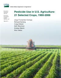Pesticide Use in US Agriculture