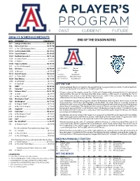 2016-17 Schedule/Results End of the Season Notes