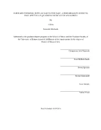 A Performance Guide to Dallapiccola's Quaderno