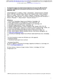 An Integrated Analysis of Contact Tracing and Genomics to Assess The