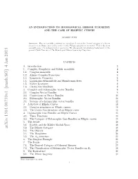 An Introduction to Homological Mirror Symmetry and the Case of Elliptic Curves