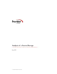 Analysis of a Severn Barrage a REPORT PREPARED for the NGO STEERING GROUP