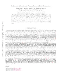 Arxiv:2012.15102V2 [Hep-Ph] 13 May 2021 T > Tc