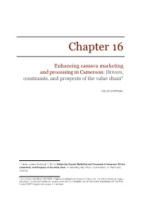 Chapter 16. Enhancing Cassava Marketing and Processing in Cameroon 505