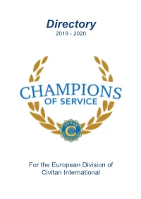 Directory 2019 - 2020