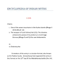 ENCYCLOPEDIA-OF-INDIAN-MYTHS.Pdf