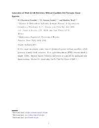 Generation of Multi-Scroll Attractors Without Equilibria Via Piecewise Linear Systems