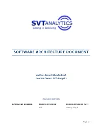 Software Architecture Document