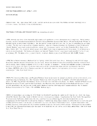 WEEKLY RAIL REVIEW for the WEEK ENDING SAT, APRIL 9, 2005 by DAVE MEARS (Editor's Note: the Expression “Ffd” at the End Of