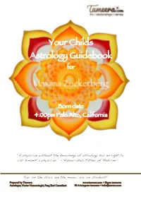 Child Profile for Maxima Zuckerberg