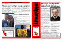 Measures Highlight Campaign Plan