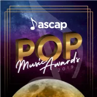 2019 ASCAP Pop Music Awards Program