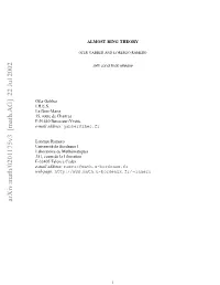 Arxiv:Math/0201175V3