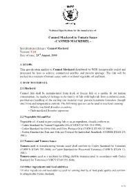 Canned Mackerel in Tomato Sauce -CANNED MACKEREL