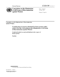 Convention on the Elimination of All Forms of Discrimination Against Women