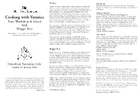 Cooking with Verjuice