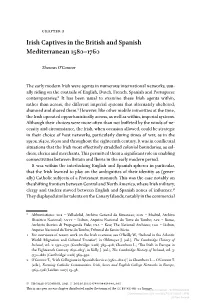 Irish Captives in the British and Spanish Mediterranean 1580–1760