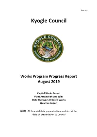 Item 12.2 Works Program Progress Report