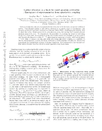 Lattice Vibration As a Knob for Novel Quantum Criticality: Emergence Of
