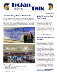 Newsletter from Wissahickon High School Talk