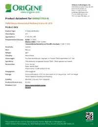 PGA3 Mouse Monoclonal Antibody [Clone ID: 2C1] Product Data