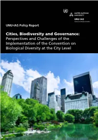 UNU-IAS Policy Report