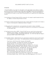 Willowbend Approved Plant List.Pdf
